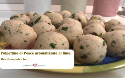 Polpettine di pesce e riso basmati aromatizzate al lime