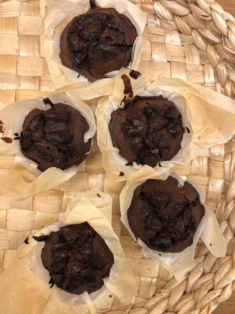 muffin1 Muffin al cioccolato super healthy Dottoressa Natura